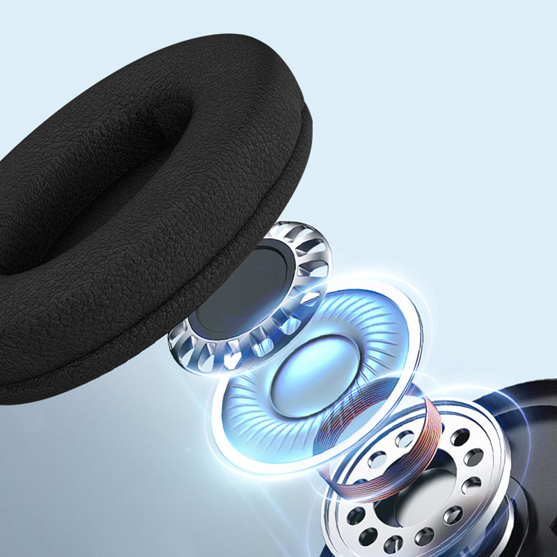 Lenyes LH83 ANC Özellikli TWS Kulak Üstü Bluetooth Kulaklık v5.3 Siyah