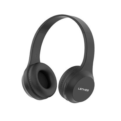 Lenyes LH85 Çift Kanal Stereo Kulak Üstü Bluetooth Kulaklık v5.3 Siyah