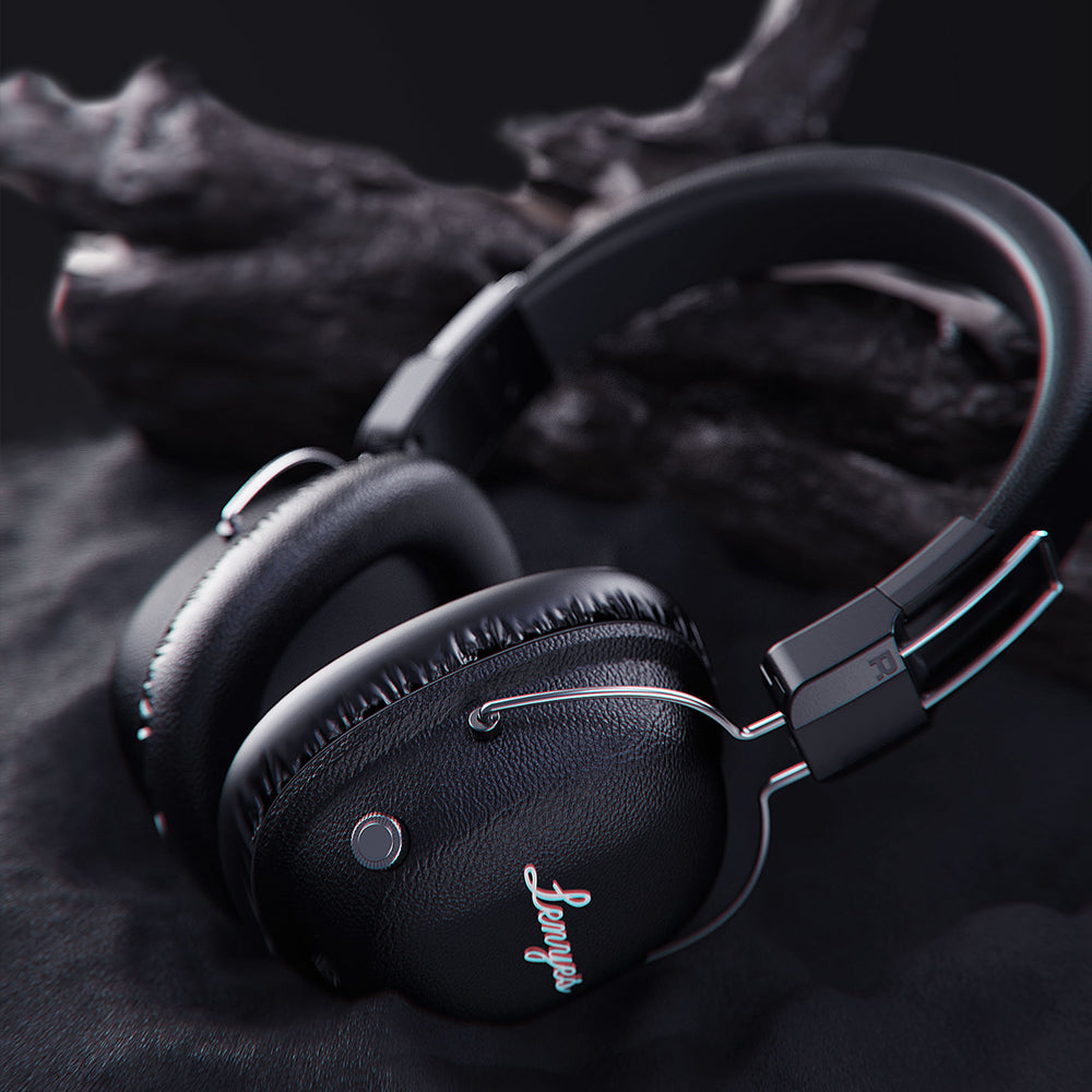 Lenyes LH86 Hi-Fi Ses Kaliteli Kulak Üstü Bluetooth Kulaklık v5.4 Siyah