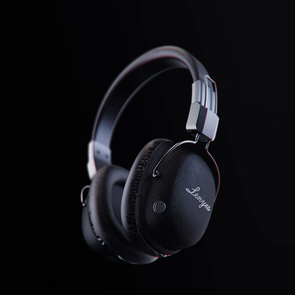 Lenyes LH86 Hi-Fi Ses Kaliteli Kulak Üstü Bluetooth Kulaklık v5.4 Siyah