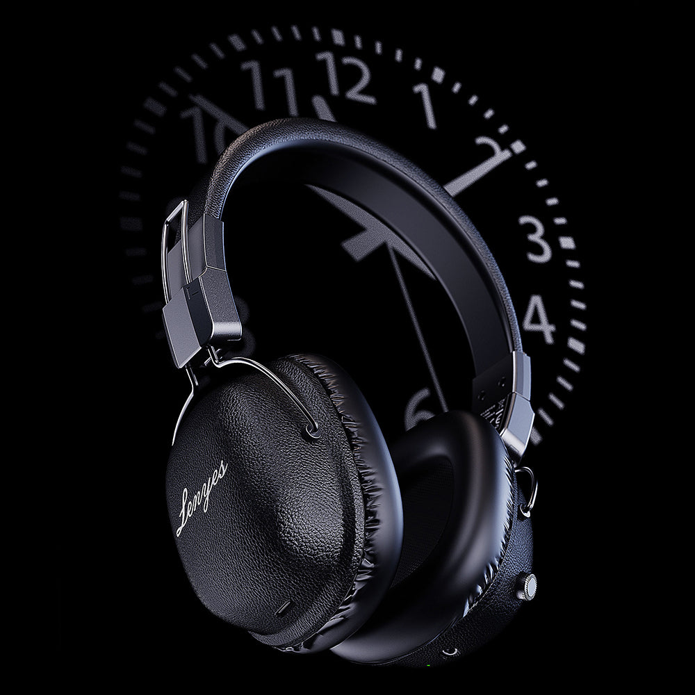 Lenyes LH86 Hi-Fi Ses Kaliteli Kulak Üstü Bluetooth Kulaklık v5.4 Siyah