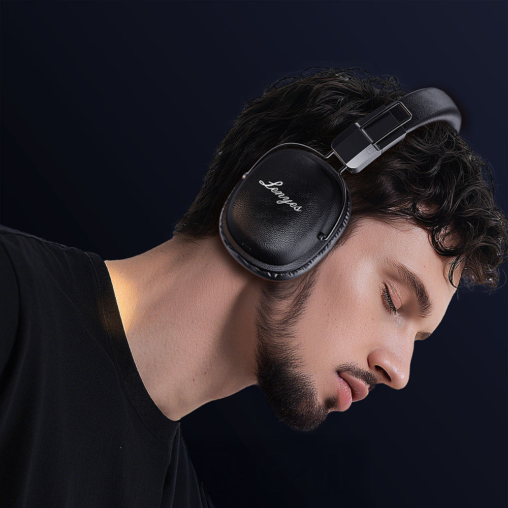 Lenyes LH86 Hi-Fi Ses Kaliteli Kulak Üstü Bluetooth Kulaklık v5.4 Siyah