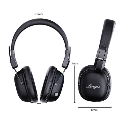 Lenyes LH86 Hi-Fi Ses Kaliteli Kulak Üstü Bluetooth Kulaklık v5.4 Siyah