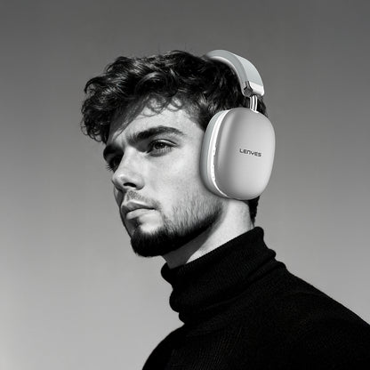 Lenyes LH87 TWS Kulak Üstü Bluetooth Kulaklık v5.3 Gümüş