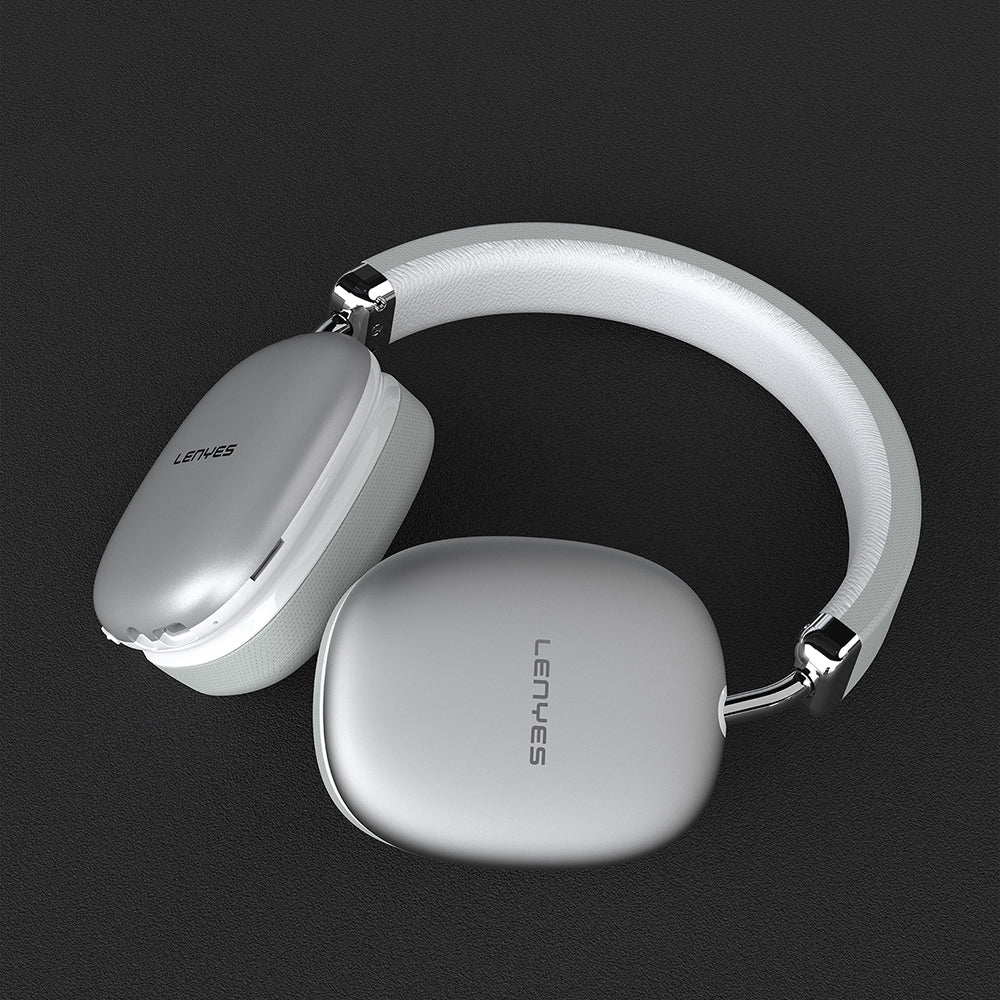 Lenyes LH87 TWS Kulak Üstü Bluetooth Kulaklık v5.3 Gümüş
