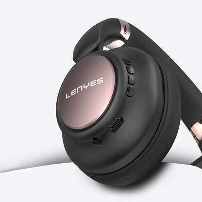 Lenyes LH89 ANC Özellikli TWS Kulak Üstü Bluetooth Kulaklık v5.3 Siyah