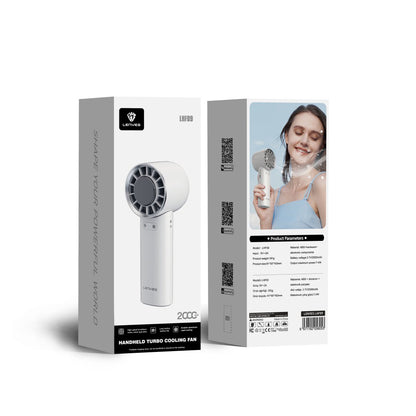 Lenyes LHF09 Katlanabilir Portatif Soğutucu El Fanı Beyaz