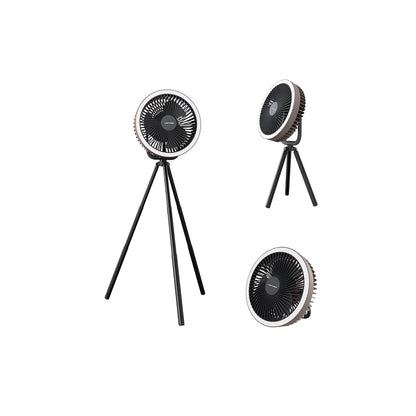 Lenyes LHF11 Led Işıklı 4 Kademeli Çok Fonksiyonlu Soğutucu Fan Beyaz