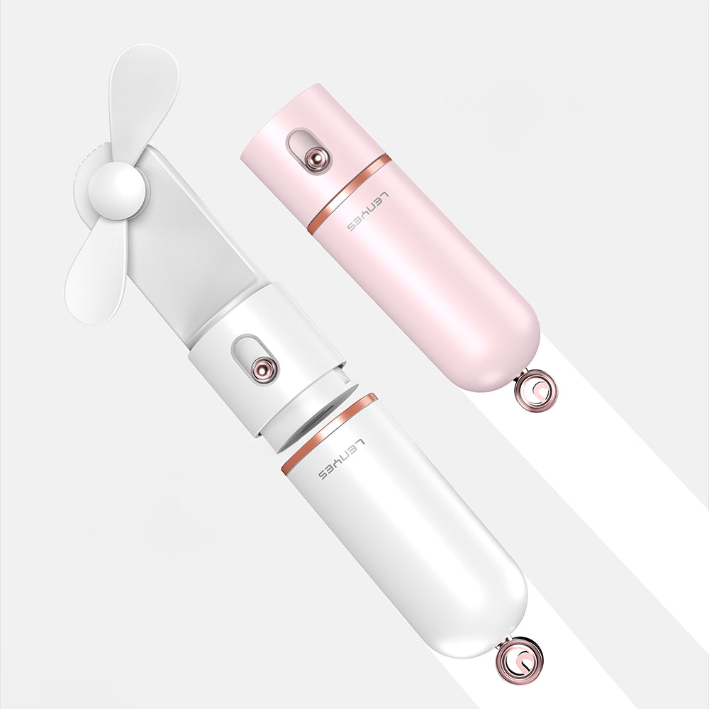 Lenyes LHF12 Powerbank Özellikli 3 Kademeli Portatif Soğutucu El Fanı Beyaz