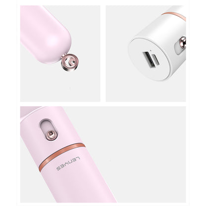 Lenyes LHF12 Powerbank Özellikli 3 Kademeli Portatif Soğutucu El Fanı Pembe