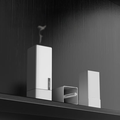 Lenyes LHU02 Küp Tipi RGB Atmosfer Işıklı Nano Sprey Sessiz Hava Nemlendirici Beyaz