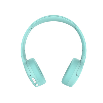 Lenyes LKH31 Ayarlanabilir Çocuklara Özel Kulak Üstü Kablolu ve Bluetooth Kulaklık v5.4 Yeşil