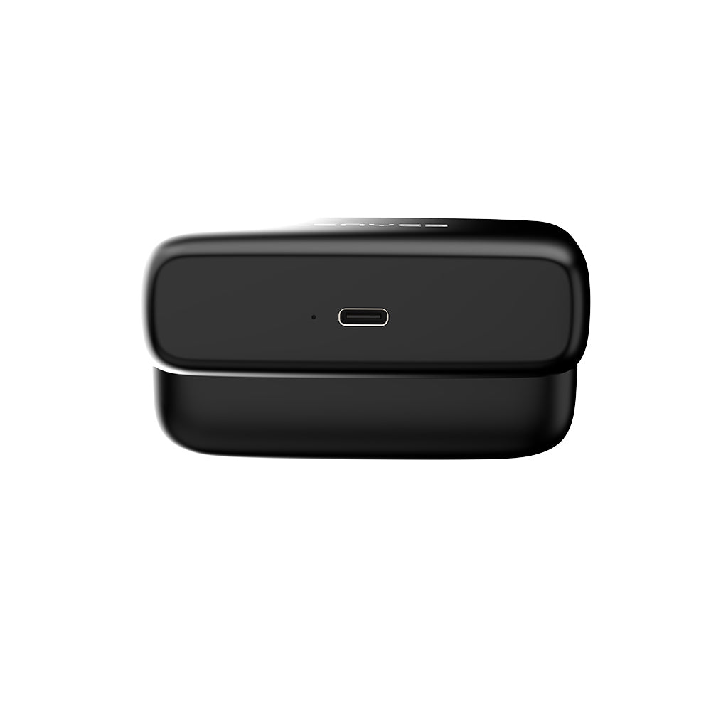 Lenyes LM201 Lightning Şarj Portlu Kablosuz Yaka Mikrofonu Siyah