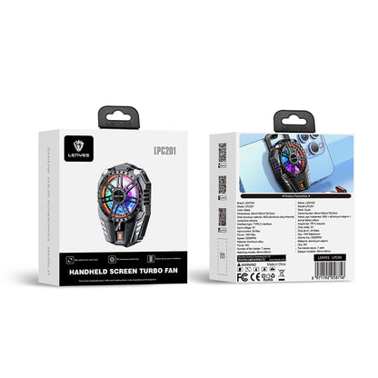 Lenyes LPC201 3 Kademeli TEC Soğutma Sistemli Telefon Soğutucu Fan Siyah