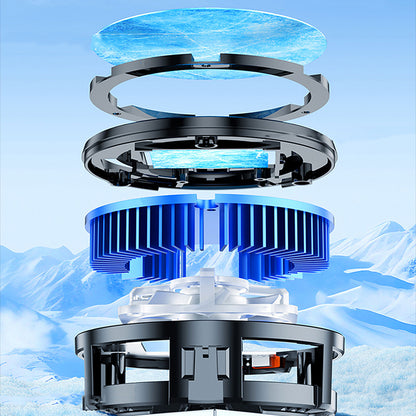 Lenyes LPC202 3 Kademeli TEC Soğutma Sistemli Telefon Soğutucu Fan Siyah