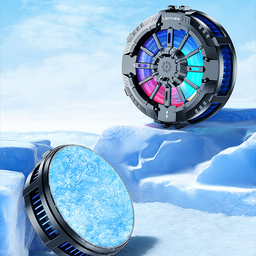 Lenyes LPC202 3 Kademeli TEC Soğutma Sistemli Telefon Soğutucu Fan Siyah