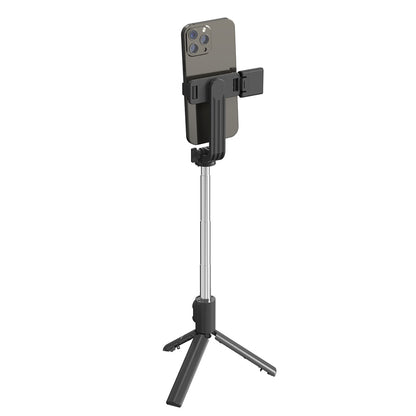 Lenyes LPH101 Canlı Yayın Dolgu Işıklı Tripod ve Selfie Çubuğu Siyah