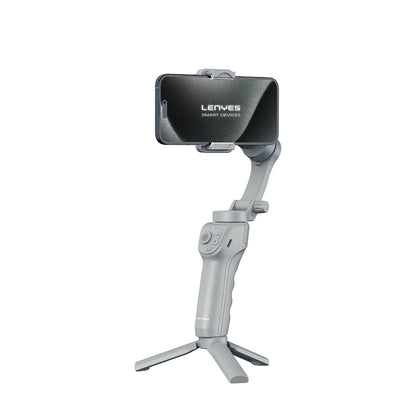 Lenyes LPH105 Taşınabilir M01 3 Eksenli El Tipi Aparatlı Gimbal Stabilizatör Gri