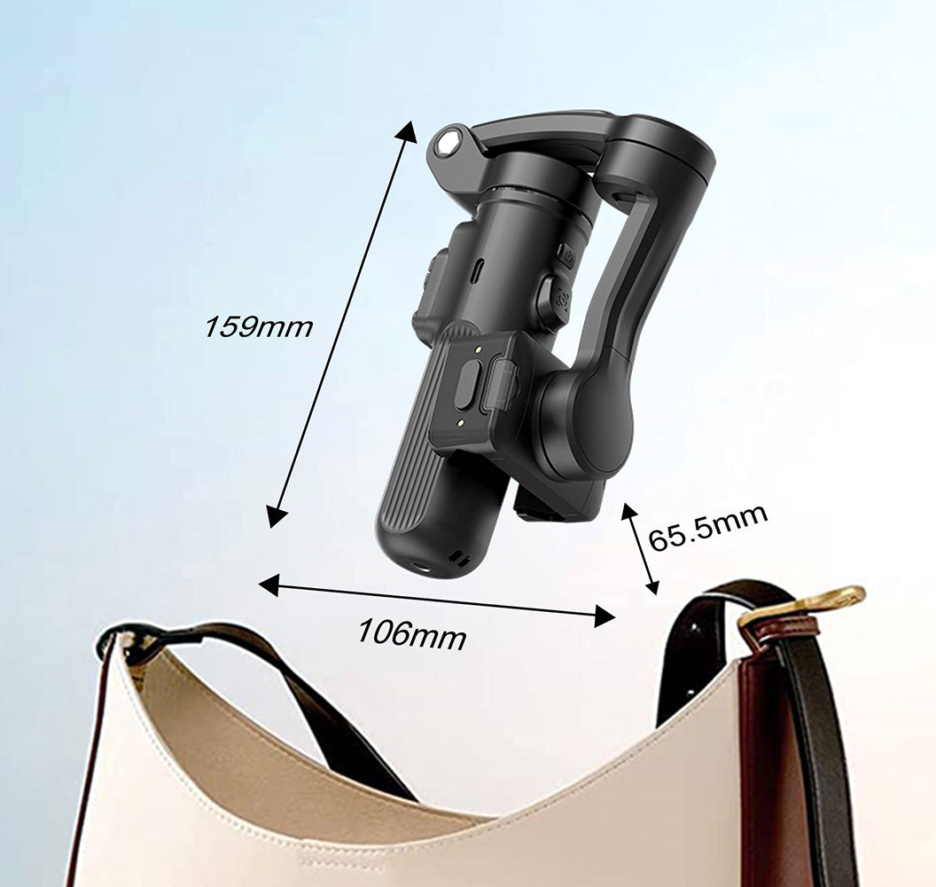 Lenyes LPH113 3 Eksenli Gimbal Sabitleyici Akıllı Stabilizatör Siyah