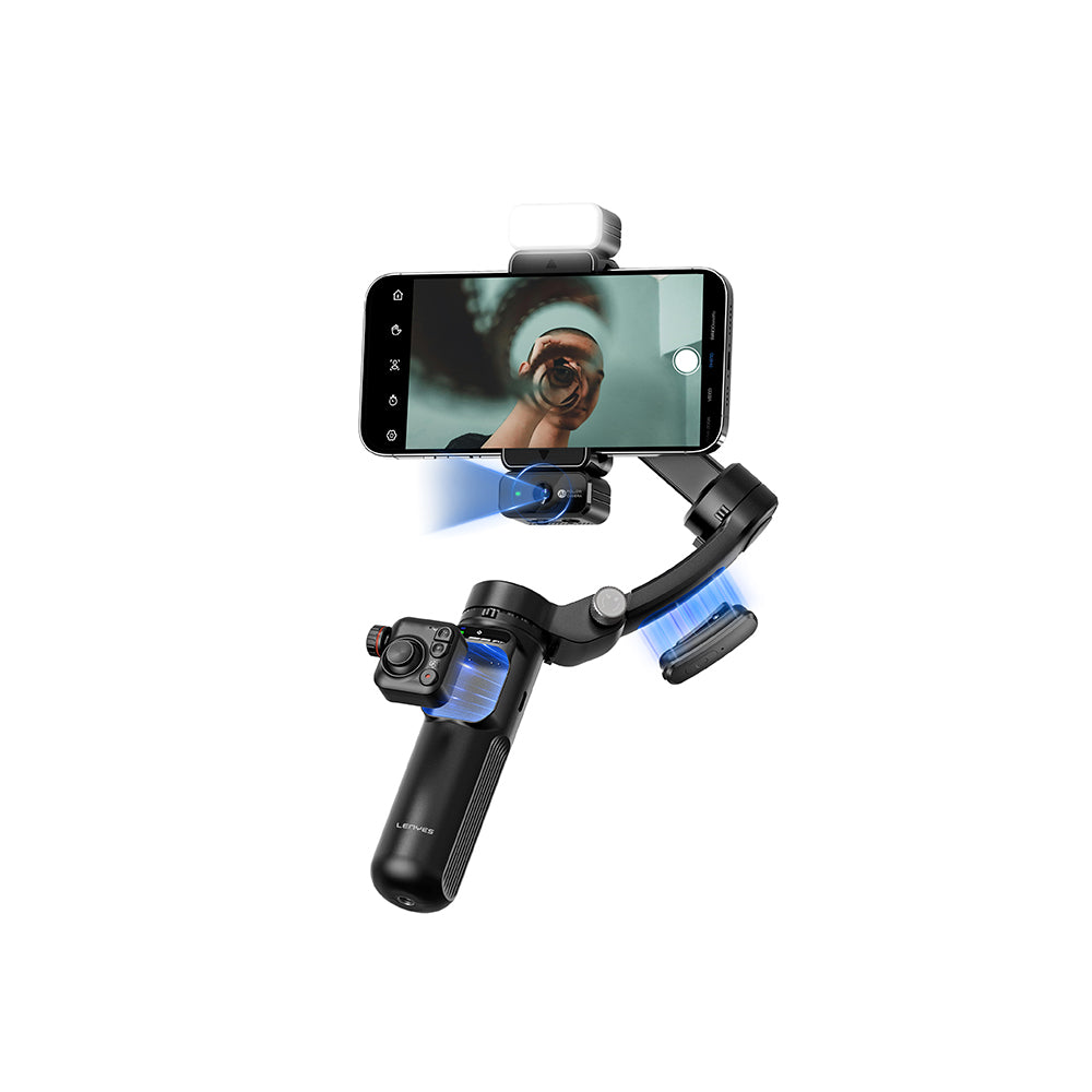 Lenyes LPH113 3 Eksenli Gimbal Sabitleyici Akıllı Stabilizatör Siyah