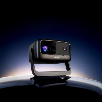 Lenyes LPR02 4.45” LCD 360 Derece Dönebilen Otomatik Netleme Özellikli Projektör Yansıtma Cihazı Koyu Gri