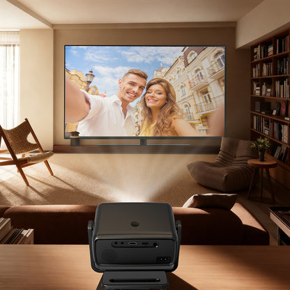 Lenyes LPR03 2.69 inç LCD 200 ANSI Lümen PTZ Projektör Yansıtma Cihazı Siyah