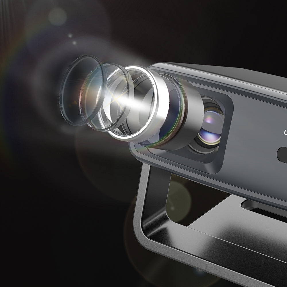 Lenyes LPR03 2.69 inç LCD 200 ANSI Lümen PTZ Projektör Yansıtma Cihazı Siyah