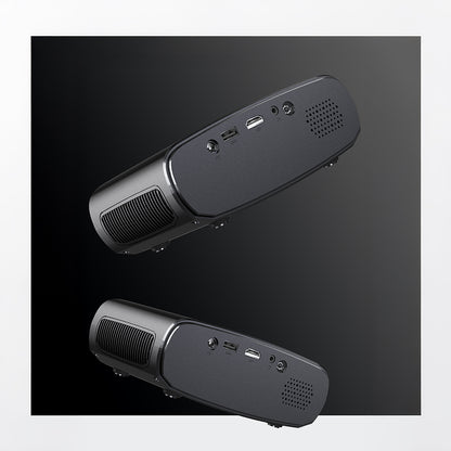 Lenyes LPR04 Pro 2 inç LCD 100 ANSI Lümen Projektör Yansıtma Cihazı Siyah