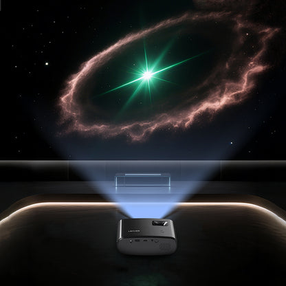 Lenyes LPR04 Pro 2 inç LCD 100 ANSI Lümen Projektör Yansıtma Cihazı Siyah