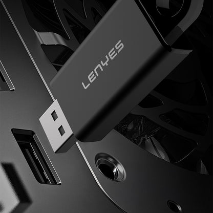 Lenyes LR201 USB Bluetooth 5.1 Wireless Transmitter Adaptör Siyah