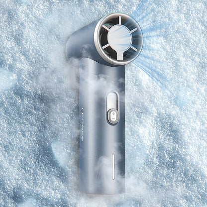 Lenyes LTF01 Dijital LED Göstergeli 3 Kademeli Portatif Soğutucu El Fanı Gri