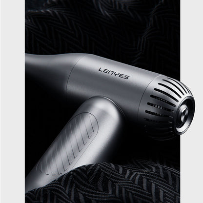 Lenyes LTF02 Dijital LED Göstergeli 4 Kademeli Çok Fonksiyonlu Turbo El Fanı Gri