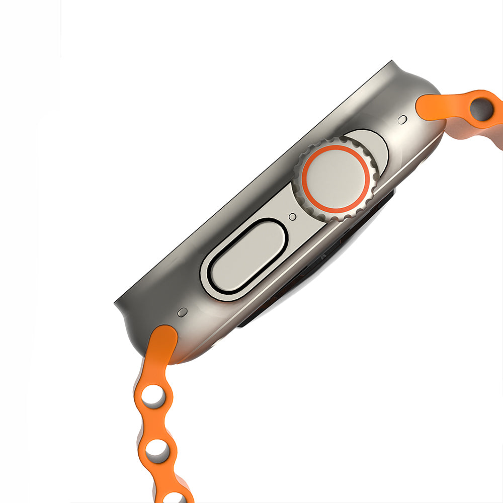 Lenyes LW-238 Ultra3 Saturn Serisi iOS ve Android Uyumlu Akıllı Saat Gold