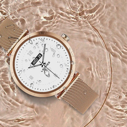 Lenyes LW-245 iOS ve Android Uyumlu Akıllı Saat Gold