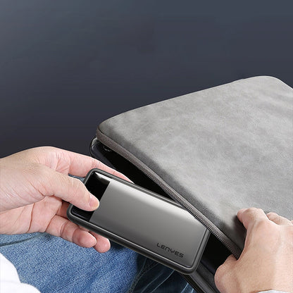 Lenyes PX133P Led Işık Göstergeli Taşınabilir Powerbank 10W 10000mAh Siyah