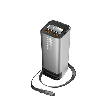 Lenyes PX2001D Hızlı Şarj Özellikli Dijital LED Göstergeli Taşınabilir Powerbank 100W 20000mAh Gümüş