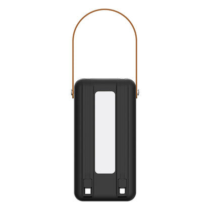 Lenyes PX691D LED Göstergeli Taşınabilir Askılı Powerbank 22.5W 60.000mAh Siyah