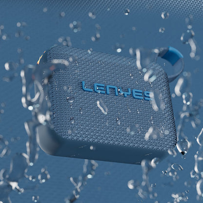 Lenyes S216 Su Geçirmez Özellikli RGB Işıklı Askılı Mini Bluetooth Speaker Hoparlör v5.3 Pembe