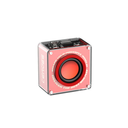 Lenyes S222 Mini TWS Kablosuz Bluetooth Hoparlör v5.3 5W Siyah