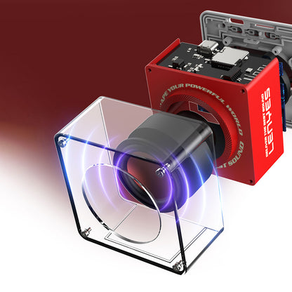 Lenyes S222 Mini TWS Kablosuz Bluetooth Hoparlör v5.3 5W Siyah