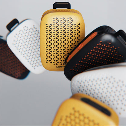 Lenyes S232 TWS Mandallı Bluetooth Speaker Hoparlör v5.4 Sarı