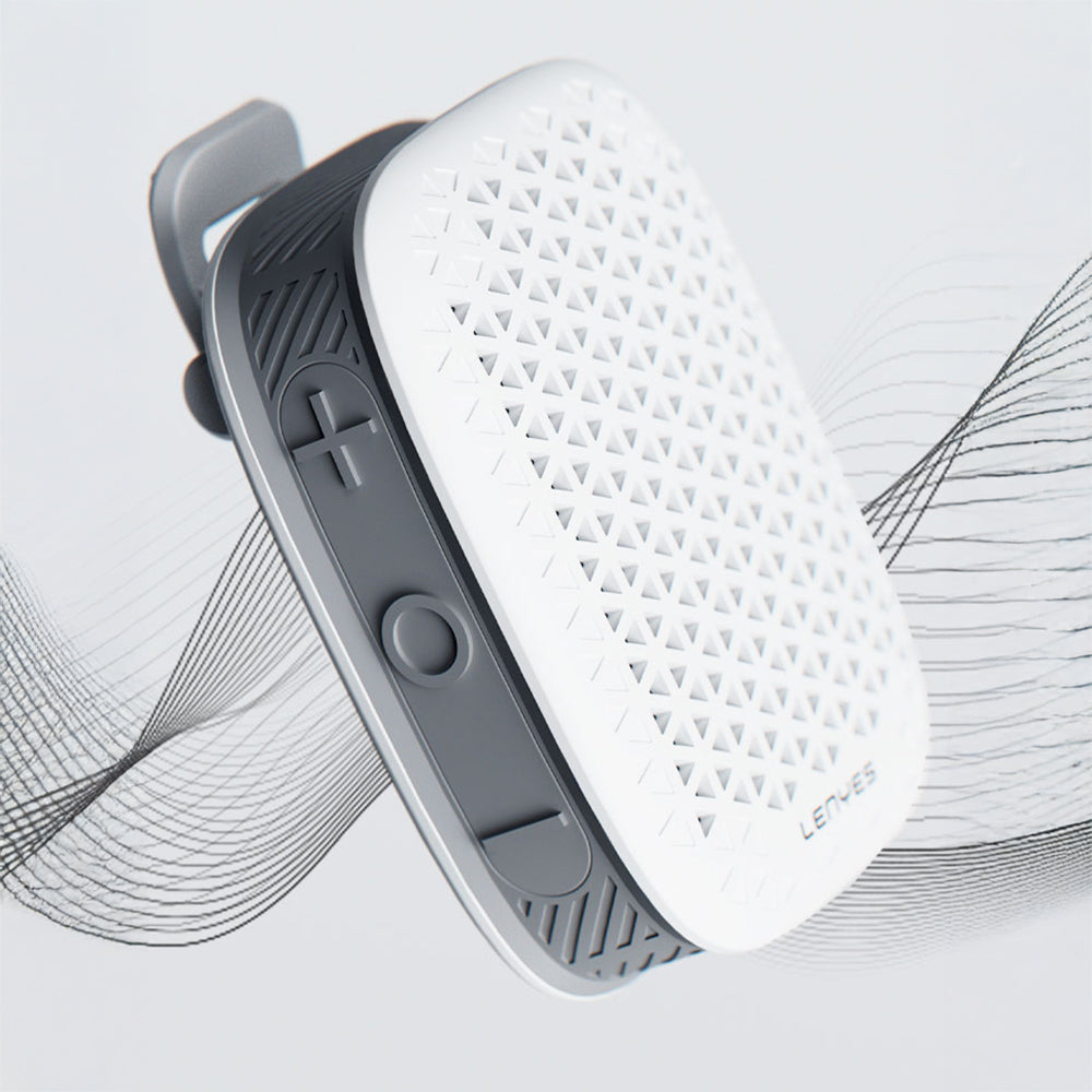 Lenyes S232 TWS Mandallı Bluetooth Speaker Hoparlör v5.4 Beyaz