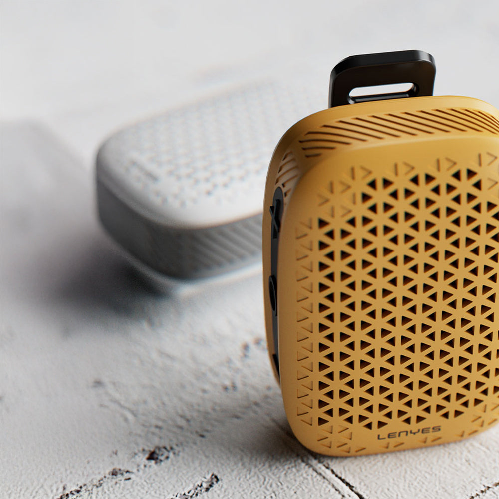 Lenyes S232 TWS Mandallı Bluetooth Speaker Hoparlör v5.4 Siyah