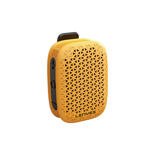 Lenyes S232 TWS Mandallı Bluetooth Speaker Hoparlör v5.4 Sarı