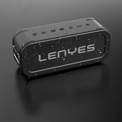 Lenyes S822 Powerbank Özellikli TWS Bluetooth Speaker Hoparlör v5.0 Siyah