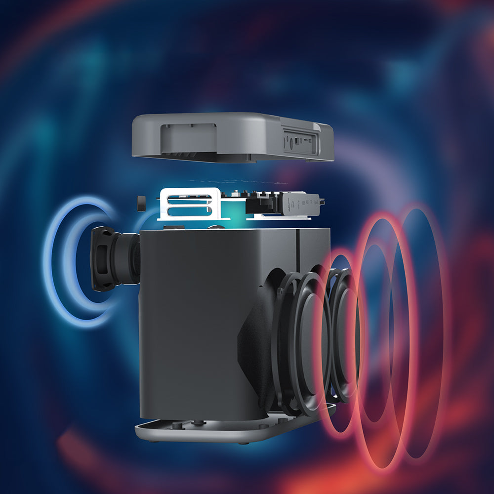 Lenyes S832 TWS Bluetooth Speaker Hoparlör ve Karaoke Bluetooth Mikrofon v5.0 Siyah