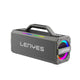 Lenyes S836 RGB Led Işıklı TWS Bluetooth Speaker Hoparlör v5.0 Siyah