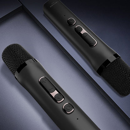 Lenyes S856 RGB Işıklı Mikrofonlu Bluetooth Speaker Hoparlör v5.0 Siyah