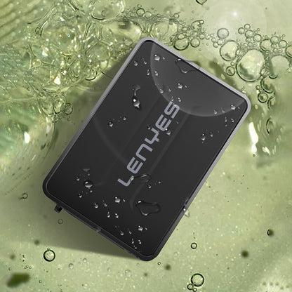 Lenyes S859 RGB Işıklı Çift Mikrofonlu TWS Bluetooth Speaker Hoparlör v5.3 Siyah