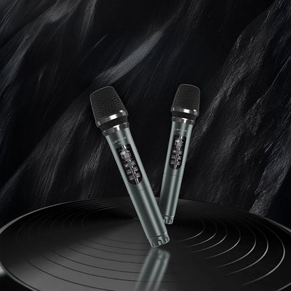 Lenyes S869 RGB Işıklı Çift Mikrofonlu Taşınabilir Bluetooth Hoparlör v5.3 Siyah